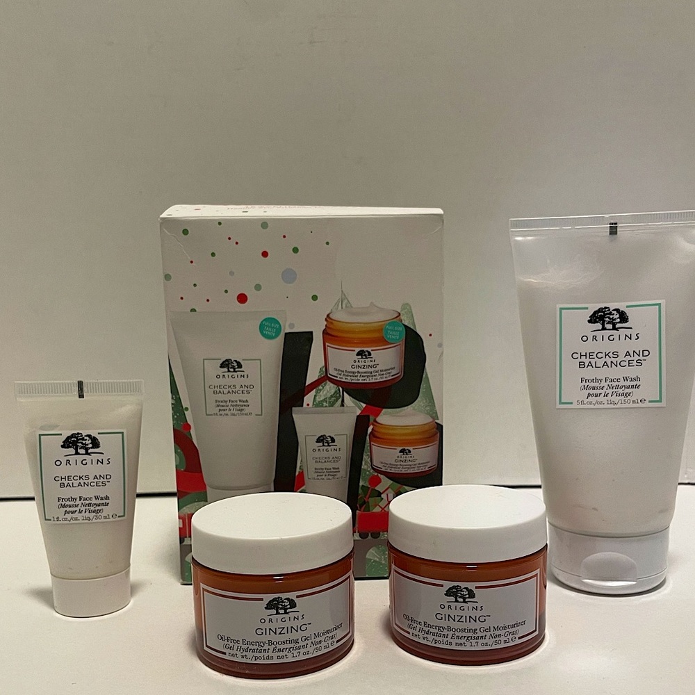 Origins Face wash and moisturizer set NWT
